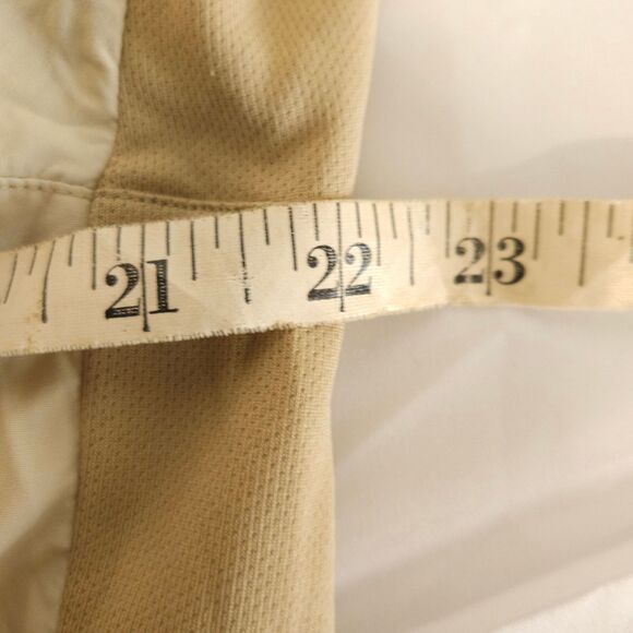 Patagonia Mens Large Beige Cream Sun Tech Long Sleeve Button Up Shirt - Picture 6 of 8